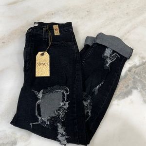 Size 15 vibrant m.i.u black jeans. New with tags.